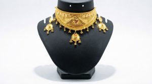 Gold-Plated Choker Necklace