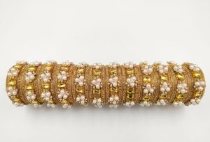 Gold Designer Bridal Bangle
